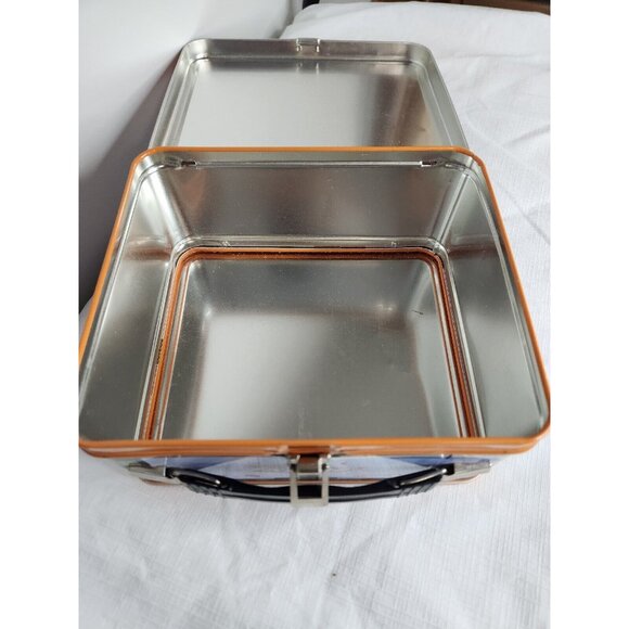 Vintage Wayne Gretzky Upper Deck Premiere Edition Lunch Box 1999 Orange - Picture 6 of 6